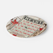 Assiettes En Carton Plaques de papier Saint-Valentin (Angle)