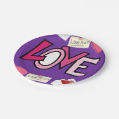 Assiettes En Carton Plaques de papier Saint-Valentin (Angle)