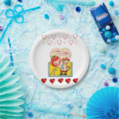 Assiettes En Carton Plaques de papier Saint-Valentin (Fête)