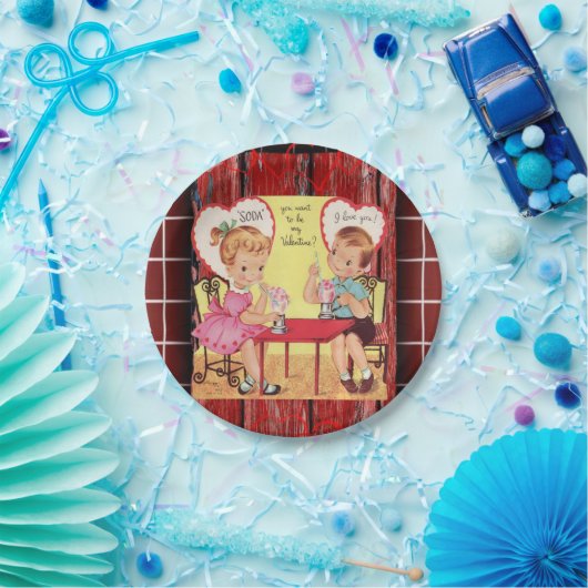 Assiettes En Carton Plaques de papier Saint-Valentin (Fête)