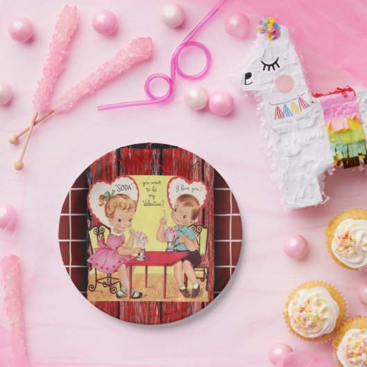 Assiettes En Carton Plaques de papier Saint-Valentin (Fête)