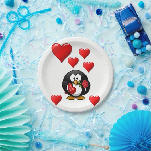 Assiettes En Carton Plaques de papier Saint-Valentin (Fête)