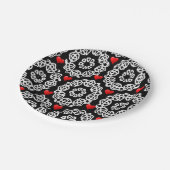 Assiettes En Carton Plaques de papier Saint-Valentin (Angle)