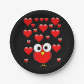 Assiettes En Carton Plaques de papier Saint-Valentin (Devant)