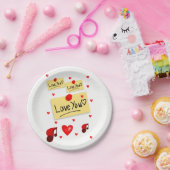 Assiettes En Carton Plaques de papier Saint-Valentin (Fête)