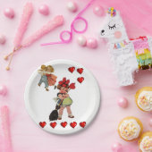 Assiettes En Carton Plaques de papier Saint-Valentin (Fête)