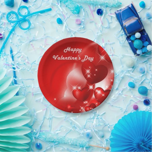 Assiettes En Carton Plaques de papier Saint-Valentin (Fête)