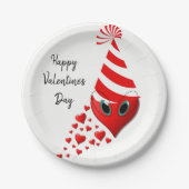 Assiettes En Carton Plaques de papier Saint-Valentin (Devant)