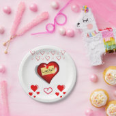 Assiettes En Carton Plaques de papier Saint-Valentin (Fête)