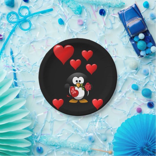 Assiettes En Carton Plaques de papier Saint-Valentin (Fête)