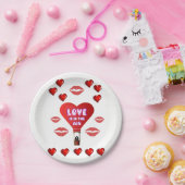 Assiettes En Carton Plaques de papier Saint-Valentin (Fête)