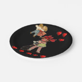 Assiettes En Carton Plaques de papier Saint-Valentin (Angle)