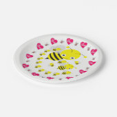 Assiettes En Carton Plaques de papier Saint Valentin Bumblebee Mice (Angle)
