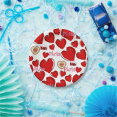 Assiettes En Carton Plaques de papier Saint Valentin, Paris France (Fête)