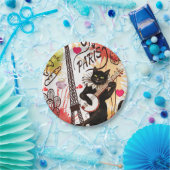 Assiettes En Carton Plaques de papier Saint Valentin, Paris France (Fête)