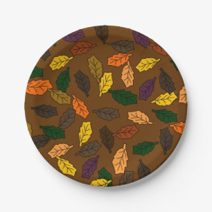 Assiettes En Carton Plaques de papier saisonnières d'automne