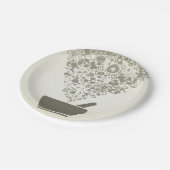 Assiettes En Carton Plaques de papier Science Objects (Angle)