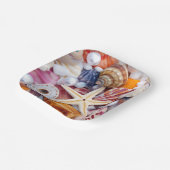 Assiettes En Carton Plaques de papier Seashell (Angulaire)