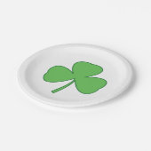 Assiettes En Carton Plaques de papier shamrock (Angle)