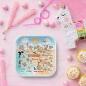 Assiettes En Carton Plaques de papier SoCal mignonnes (Fête)