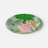 Assiettes En Carton Plaques de papier St. Patrick's Day Fairy (Angle)