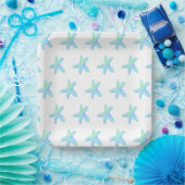 Assiettes En Carton Plaques de papier Starfish (Fête)