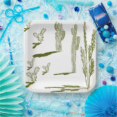 Assiettes En Carton Plaques de papier sud-ouest (Fête)