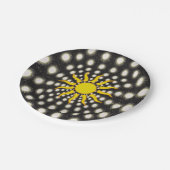 Assiettes En Carton Plaques de papier Sun (Angle)