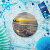 Assiettes En Carton Plaques de papier Sunrise Pensacola Splashant Wave (Fête)