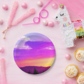 Assiettes En Carton Plaques de papier Sunset (Fête)