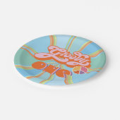 Assiettes En Carton Plaques de papier Super Hippie (Angle)