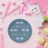 Assiettes En Carton Plaques de papier Swan (Fête)