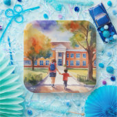 ASSIETTES EN CARTON PLAQUES DE PAPIER TEMPS DE FÊTE (Fête)