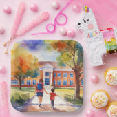 ASSIETTES EN CARTON PLAQUES DE PAPIER TEMPS DE FÊTE (Fête)