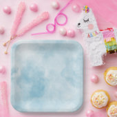 Assiettes En Carton Plaques de papier - Tête dans les NUAGES (Fête)