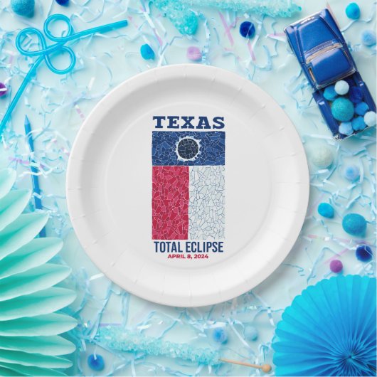 Assiettes En Carton Plaques de papier Texas Total Eclipse (Fête)