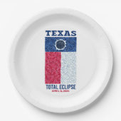 Assiettes En Carton Plaques de papier Texas Total Eclipse (Devant)