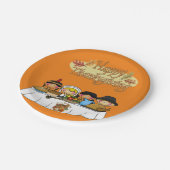 Assiettes En Carton Plaques de papier Thanksgiving (Angle)