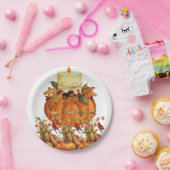 Assiettes En Carton Plaques de papier Thanksgiving (Fête)