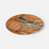 Assiettes En Carton Plaques de papier Thanksgiving (Angle)