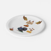 Assiettes En Carton Plaques de papier Thanksgiving (Angle)