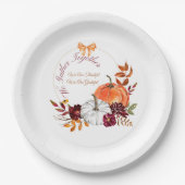 Assiettes En Carton Plaques de papier Thanksgiving (Devant)