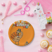 Assiettes En Carton Plaques de papier Thanksgiving (Fête)