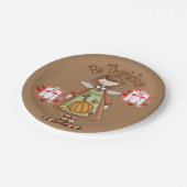 Assiettes En Carton Plaques de papier Thanksgiving (Angle)