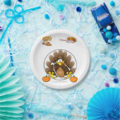 Assiettes En Carton Plaques de papier Thanksgiving (Fête)