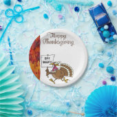 Assiettes En Carton Plaques de papier Thanksgiving (Fête)