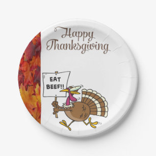Assiettes En Carton Plaques de papier Thanksgiving