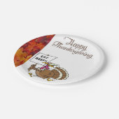 Assiettes En Carton Plaques de papier Thanksgiving (Angle)