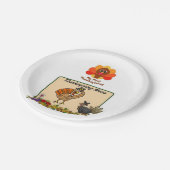 Assiettes En Carton Plaques de papier Thanksgiving (Angle)