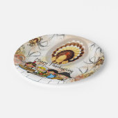 Assiettes En Carton Plaques de papier Thanksgiving (Angle)